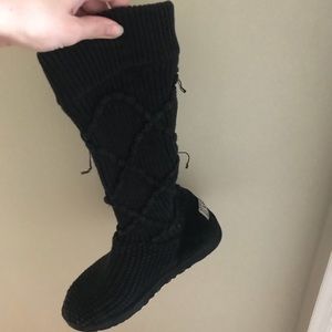 black Ugg boots